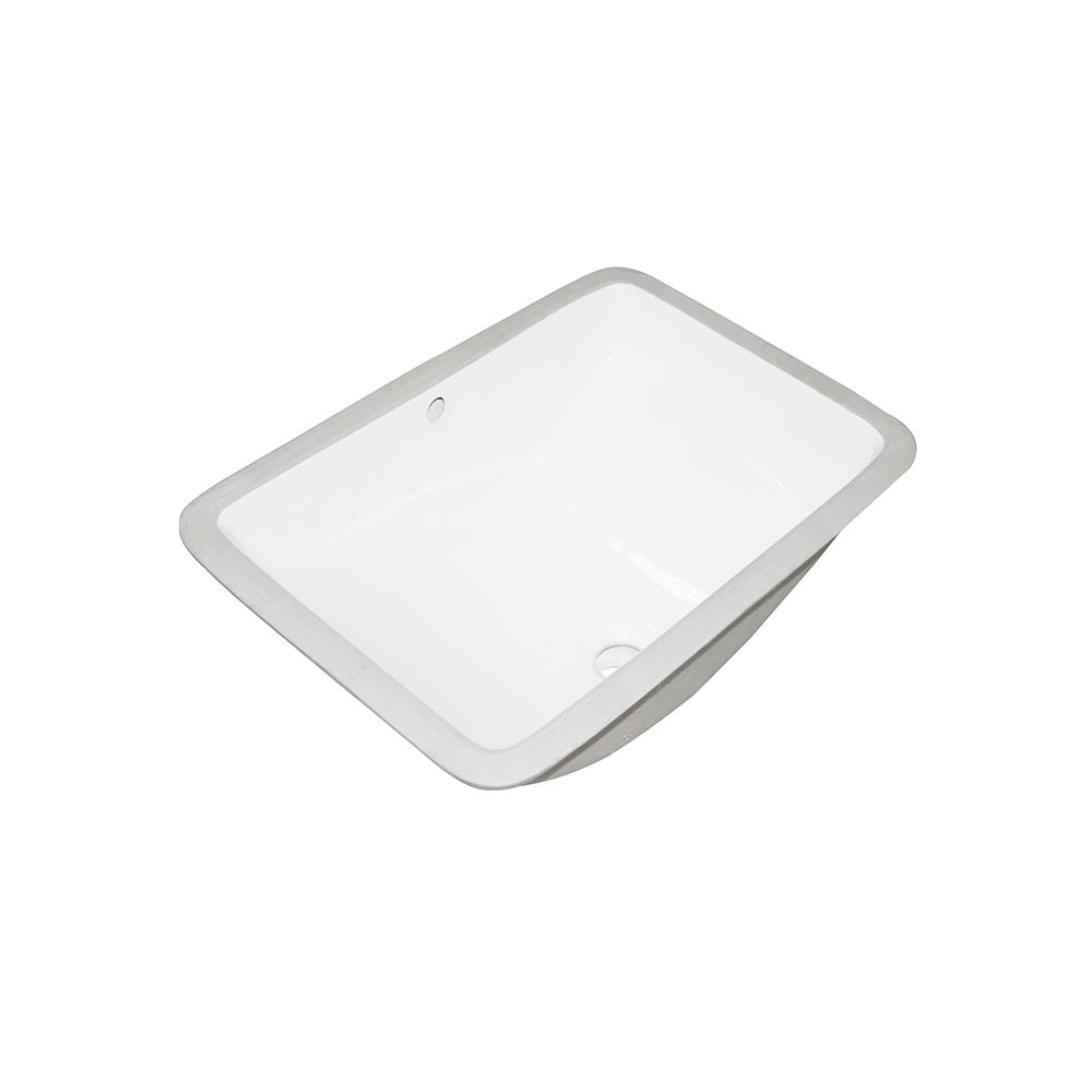 อ่างล้างหน้าฝังเคาน์เตอร์ KARAT K-23883X-WK สีขาว