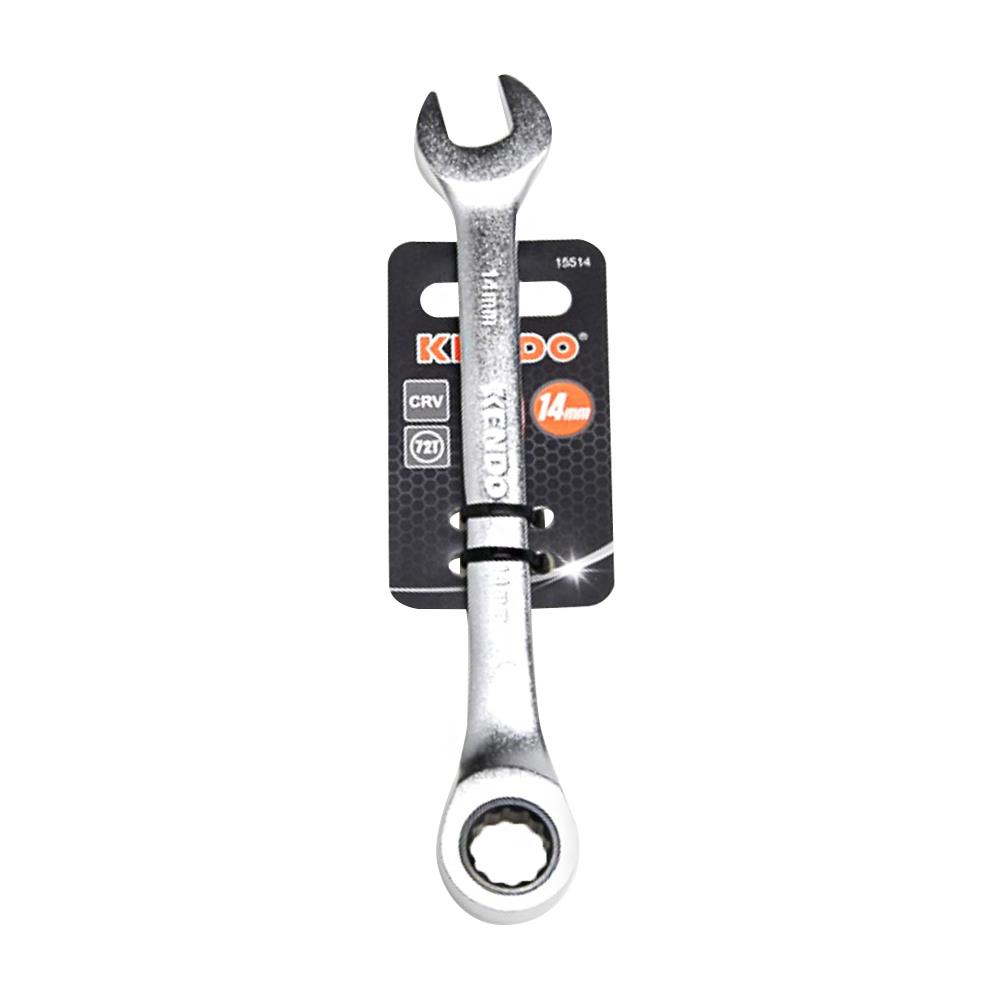 ประแจแหวนข้างปากตาย KENDO 15514 14 มม.