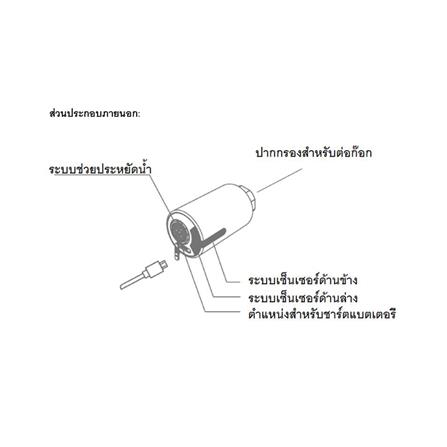 ปากกรองก๊อกเซ็นเซอร์ KUDOS K1900019_1