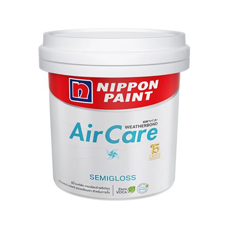 สีน้ำทาภายใน NIPPON PAINT AIR CARE  BASE C กึ่งเงา 2.5 แกลลอน