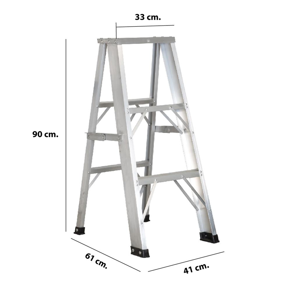 บันไดทรง A LEOPRO LP07012 3 ขั้น