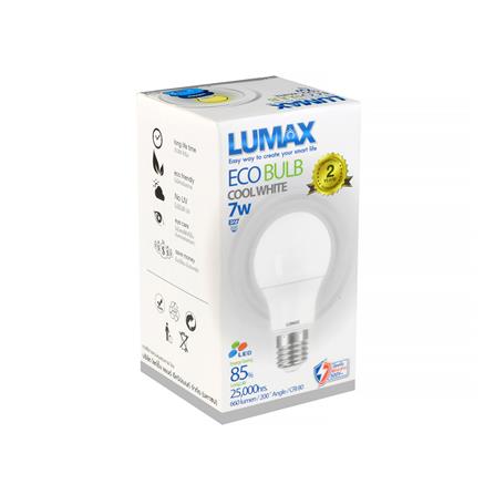 หลอด LED LUMAX ECO BULB 7 วัตต์ COOLWHITE E27_2