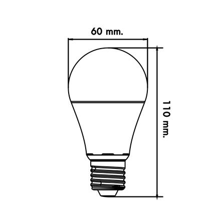 หลอด LED LUMAX BULB 7 วัตต์ DAYLIGHT E27_4