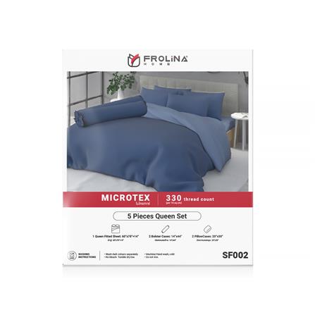 ชุดผ้าปูที่นอน 5 ฟุต 5 ชิ้น FROLINA MICROTEX SF002_2