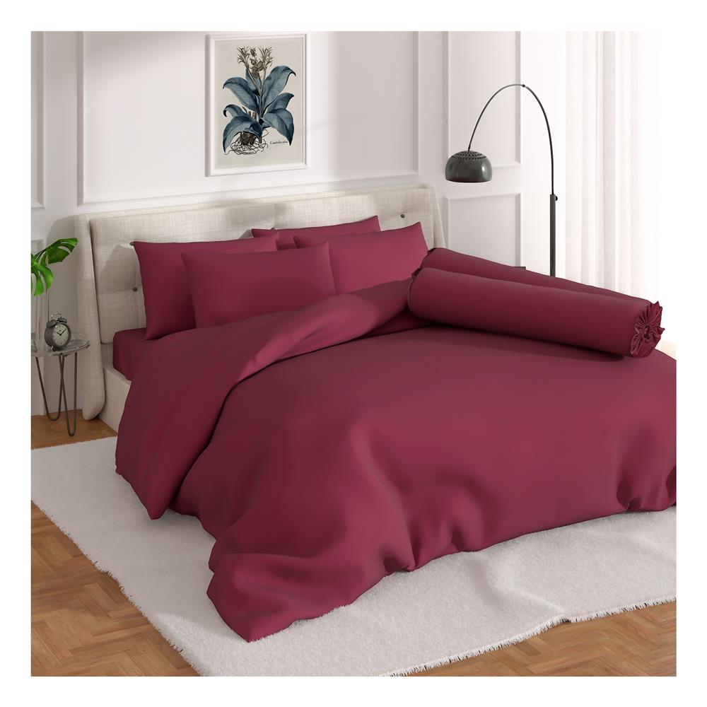 ชุดผ้าปูที่นอน 6 ฟุต (ชุด 6 ชิ้น) FROLINA MICROTEX SF015