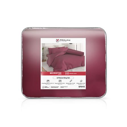 ชุดผ้าปูที่นอน 6 ฟุต (ชุด 6 ชิ้น) FROLINA MICROTEX SF015_3