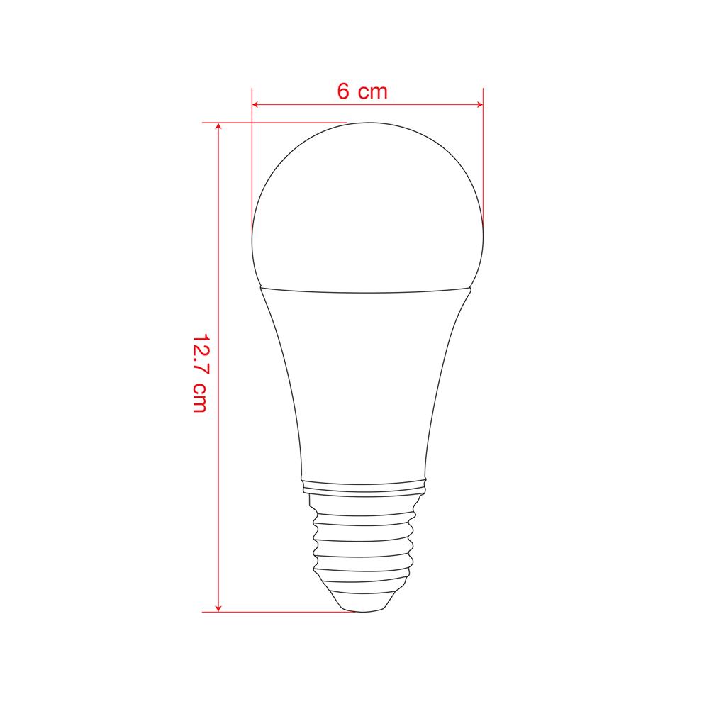 หลอด LED LEKISE A60 KLASSIC 15 วัตต์ WARMWHITE E27