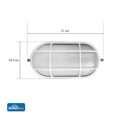 ไฟผนังภายนอก CARINI DL8009S-WH สีขาว_5