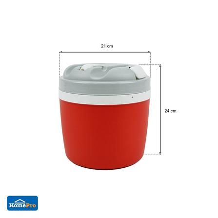 กระติกสมาร์ทคูลเลอร์ ME LIVING COMY 4 ลิตร สีแดง/เทา_8