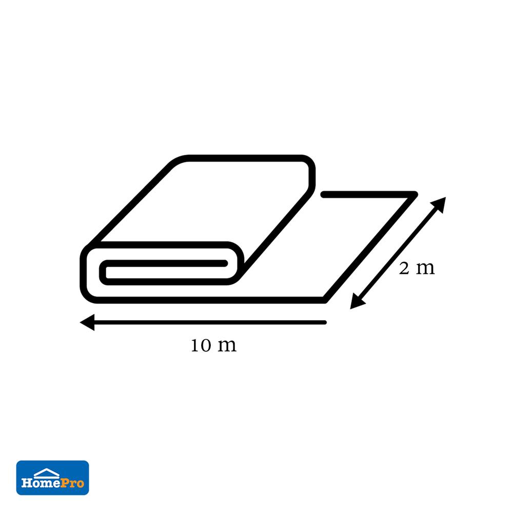 สแลนแพ็กกรองแสง 70 เปอร์เซ็นต์ ทอ 3 เข็ม SPRING 2X10 ม. สีเขียว