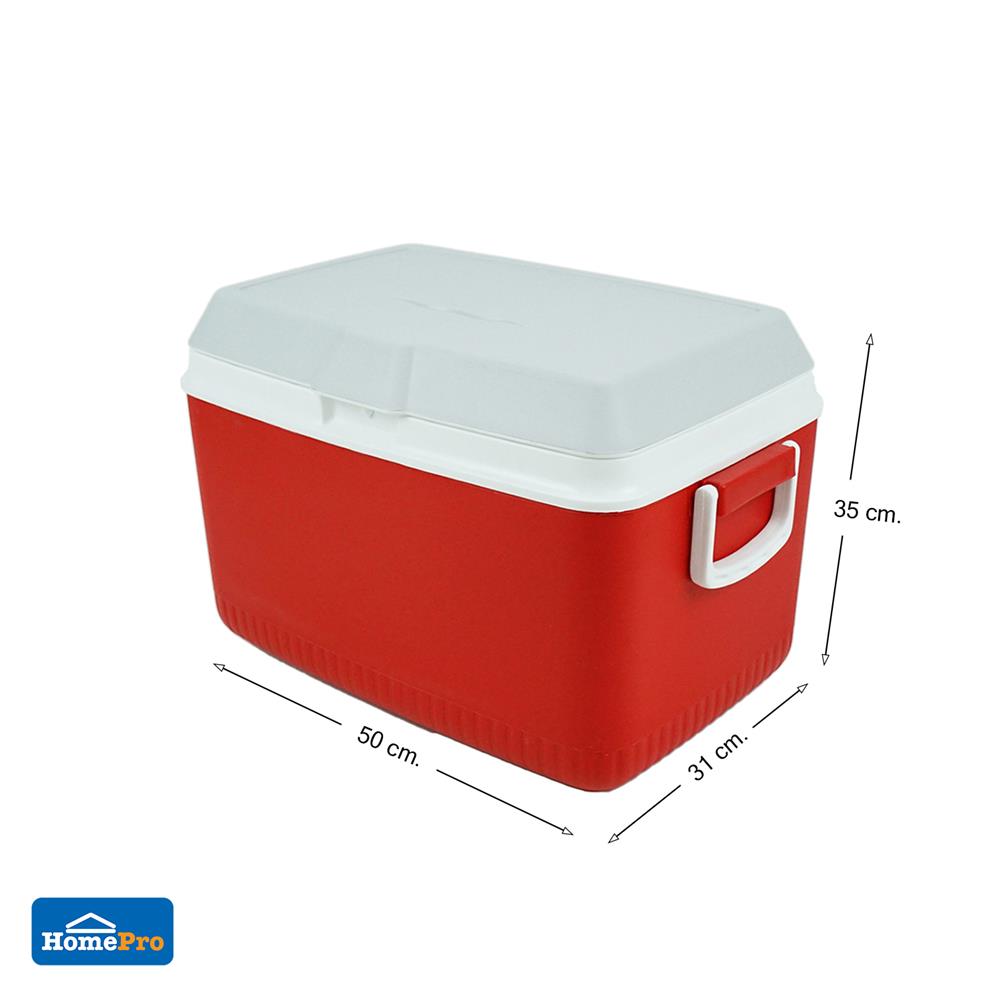 ถังแช่อเนกประสงค์ ME LIVING COMY 32 ลิตร สีแดง/เทา