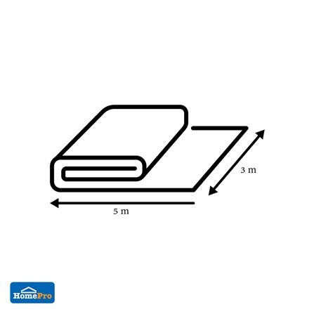มุ้งไนลอน 24 ตา SPRING 3X5 ม. สีขาว_3