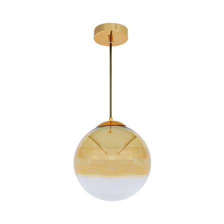 ไฟช่อ CARINI P7218-1L-G สีทอง/ขาว 1 หัว_0