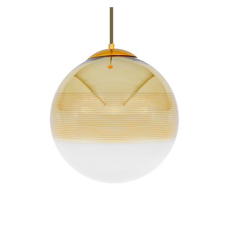 ไฟช่อ CARINI P7218-1L-G สีทอง/ขาว 1 หัว_1