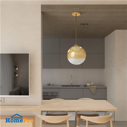 ไฟช่อ CARINI P7218-1L-G สีทอง/ขาว 1 หัว_2