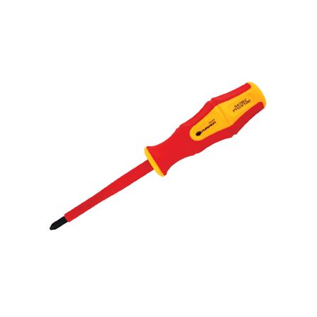 ไขควงแฉกกันไฟ PUMPKIN 2x100 มม. 4 นิ้ว