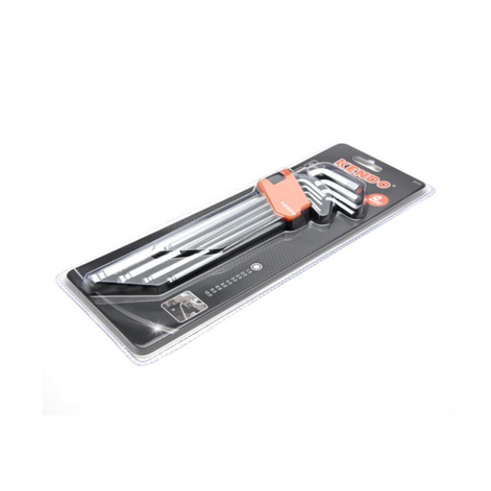 ประแจ 6 เหลี่ยมหัวบอลล์ตัว L KENDO 20737