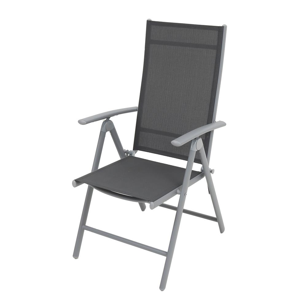 เก้าอี้ปรับระดับอะลูมิเนียม SPRING TAYLOR สีเทา