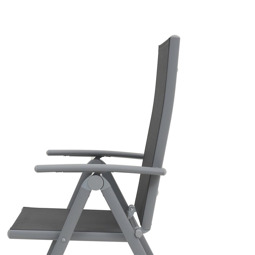 เก้าอี้ปรับระดับอะลูมิเนียม SPRING TAYLOR สีเทา