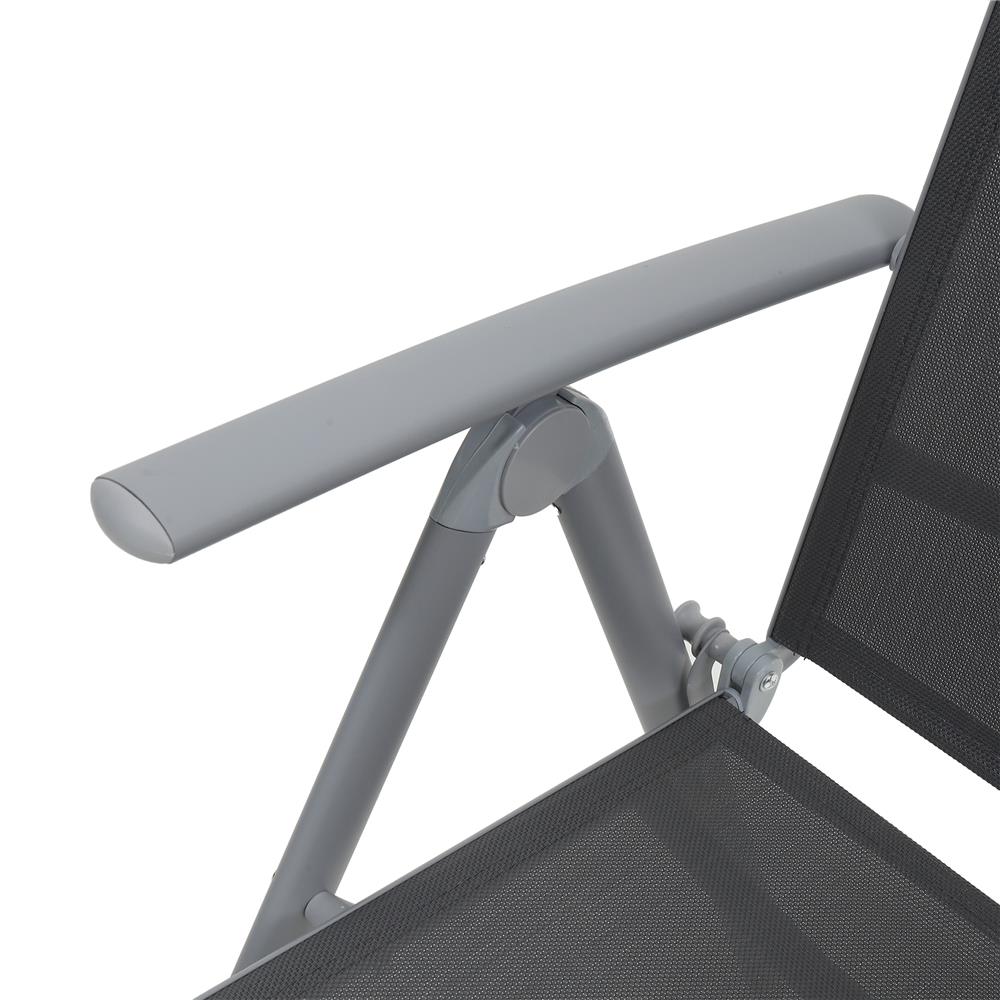 เก้าอี้ปรับระดับอะลูมิเนียม SPRING TAYLOR สีเทา
