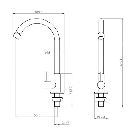 ก๊อกซิงค์ WS WS-0335J_2