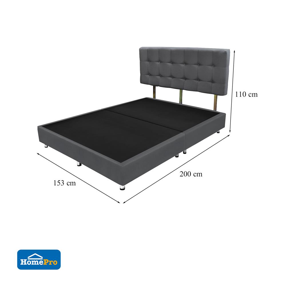 ฐานรองหัวเตียง 5 ฟุต ME LIVING AILEEN สีเทา