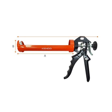 ปืนยิงกาวเปลือยแกนคู่ KENDO 45403 9 นิ้ว_2