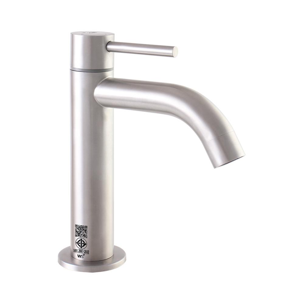 ก๊อกอ่างล้างหน้าเดี่ยว WS WS-0204M สเตนเลส