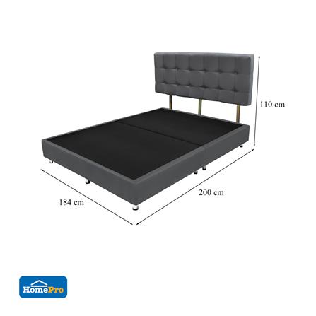 ฐานรองหัวเตียง 6 ฟุต ME LIVING AILEEN สีเทา_5