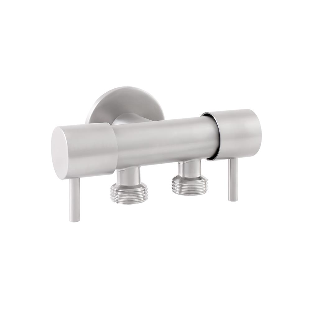 วาล์วฝักบัว 2 ทาง WS WS-0392 สีเงิน