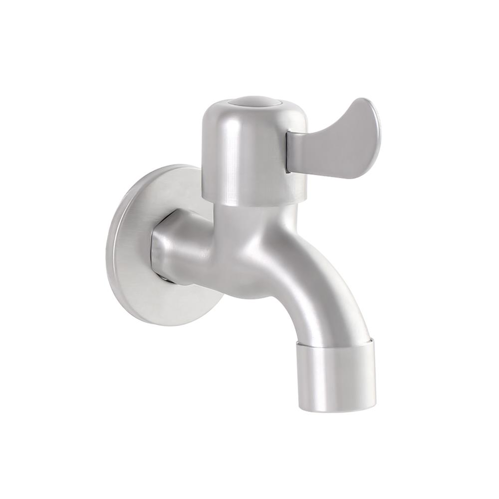 ก๊อกล้างพื้น 1 ทาง WS WS-0315 สีสเตนเลส