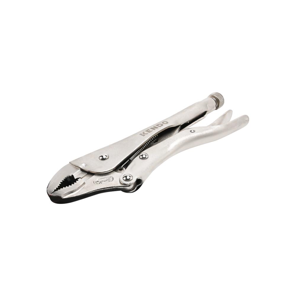 คีมล็อกปากโค้งน้อย KENDO 11606 10 นิ้ว