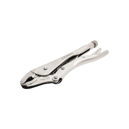 คีมล็อกปากโค้งน้อย KENDO 11606 10 นิ้ว