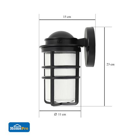 ไฟกิ่งภายนอก CARINI HK-B2012 สีดำ (แพ็ก 2 ชิ้น)_6