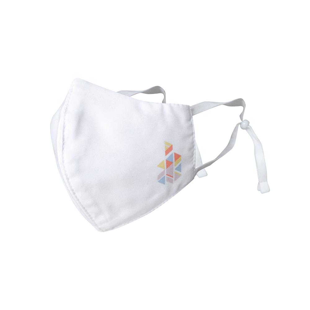 หน้ากากผ้าเด็ก 3D Dexzon สีขาว
