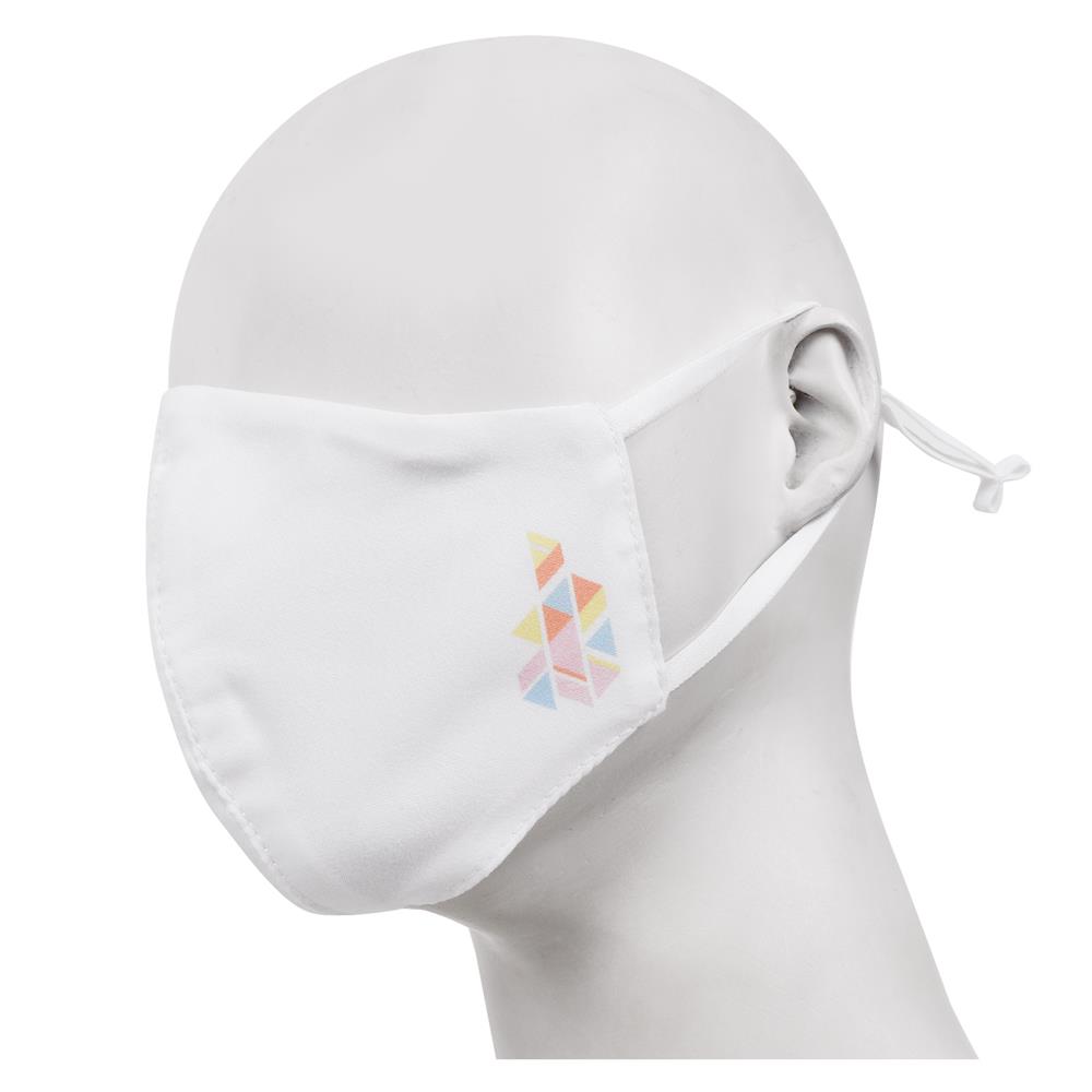 หน้ากากผ้าเด็ก 3D Dexzon สีขาว