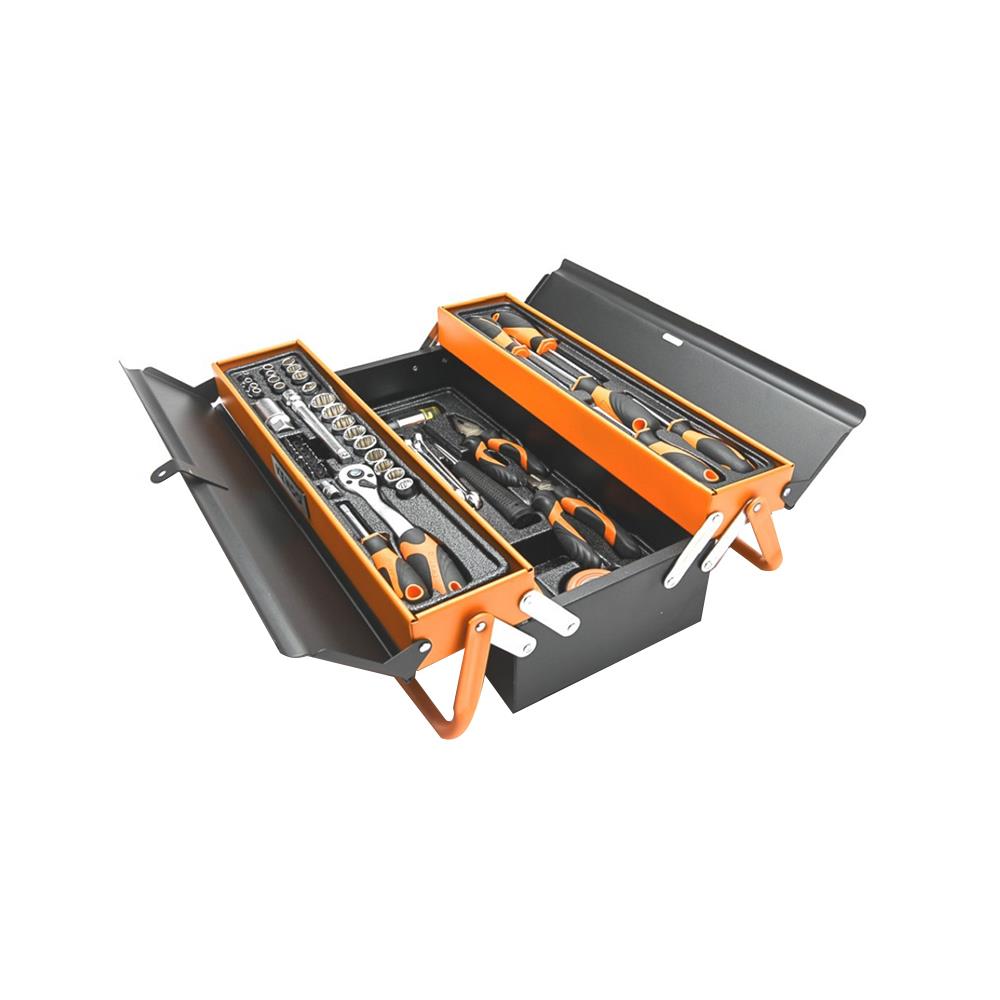 กล่องเครื่องมือเหล็ก KENDO 90201 70 ชิ้น