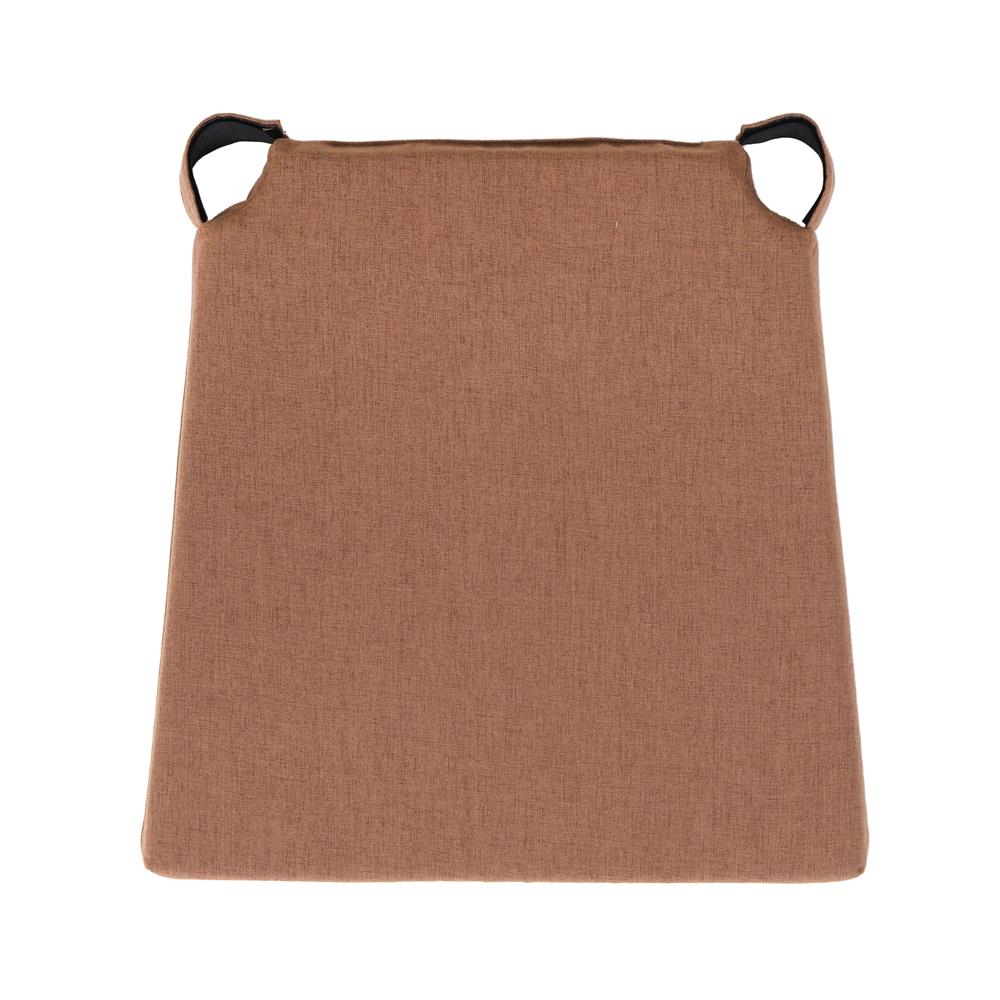 เบาะรองนั่ง HOME LIVING STYLE TRAPEZ 15x15 นิ้ว สีน้ำตาล