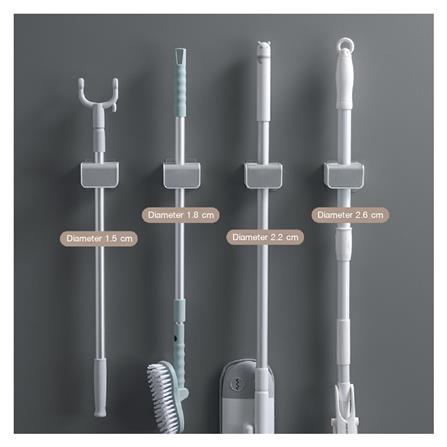 ที่เก็บอุปกรณ์ทำความสะอาดติดผนัง ACCO SIDE สีเทา_7