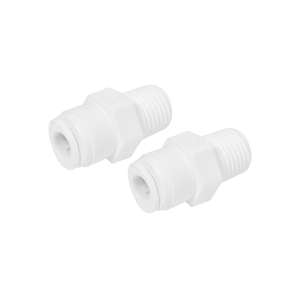 ข้อต่อตรงเกลียวนอกเครื่องกรองน้ำ DEXZON SPEED FIT 1/4 นิ้ว