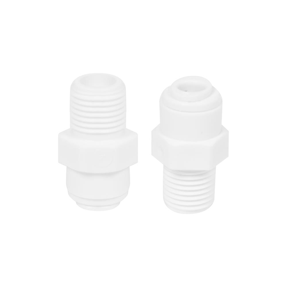 ข้อต่อตรงเกลียวนอกเครื่องกรองน้ำ DEXZON SPEED FIT 1/4 นิ้ว