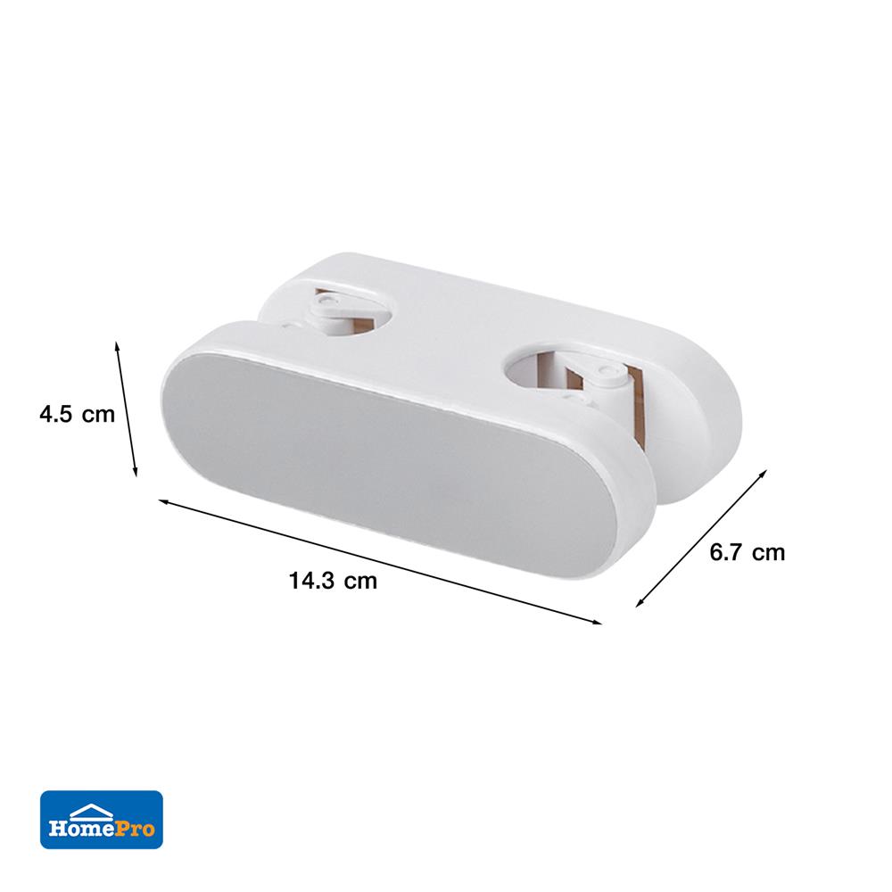 ที่เก็บอุปกรณ์ทำความสะอาดติดผนัง ACCO DUAL สีเทา