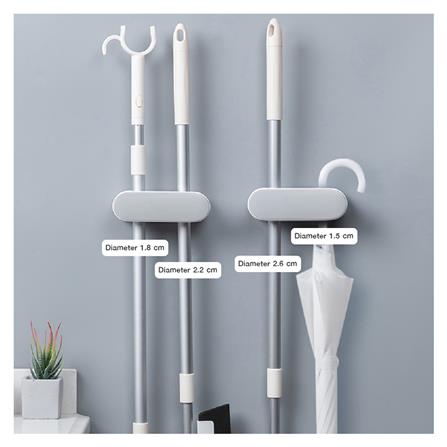 ที่เก็บอุปกรณ์ทำความสะอาดติดผนัง ACCO DUAL สีเทา_5