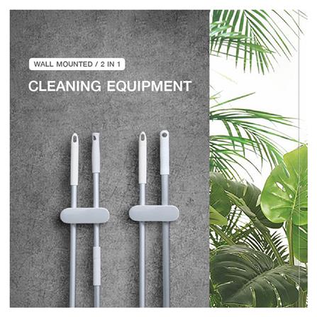 ที่เก็บอุปกรณ์ทำความสะอาดติดผนัง ACCO DUAL สีเทา_7