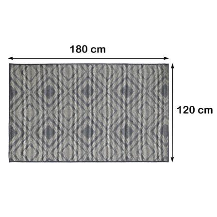 พรม ME LIVING CORNER 120X180 ซม. สีเทา_4