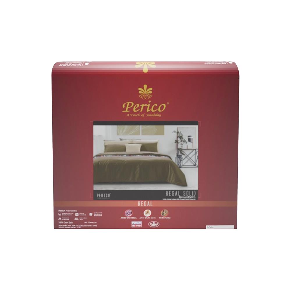 ชุดผ้าปูที่นอน 6 ฟุต 3 ชิ้น PERICO REGAL RS072