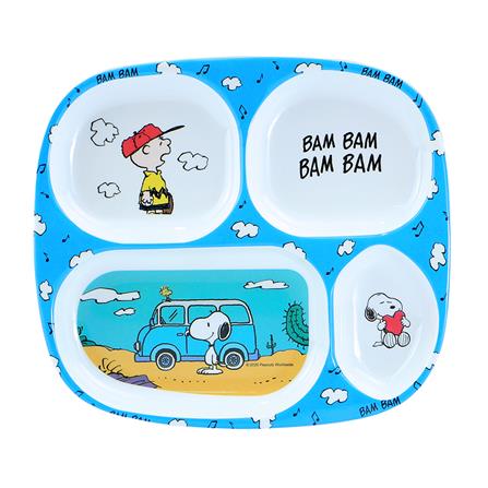 ถาดหลุมเมลามีน 9.5" SUPERWARE SNOOPY BAM BAM