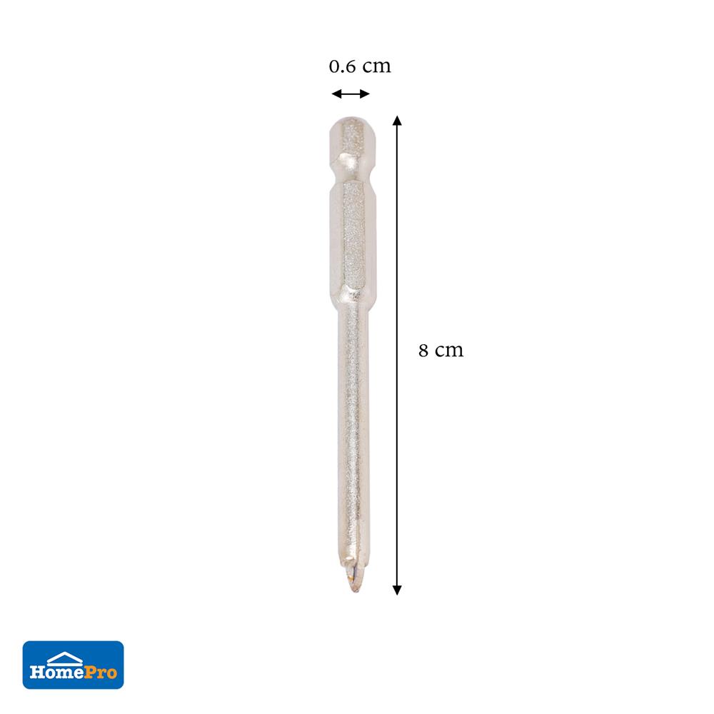 ดอกเจาะกระเบื้อง MATALL DRILL BIT FOR TILE 6.0 6.0X80 มม.