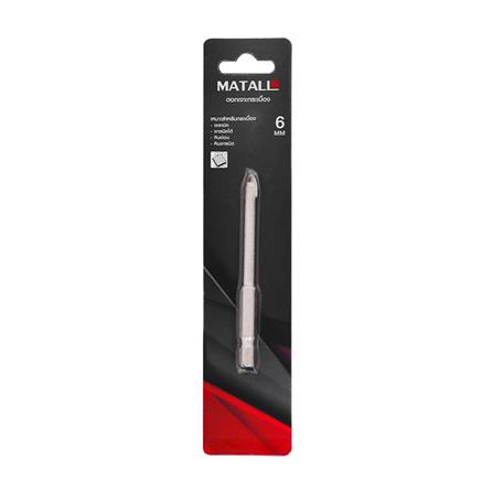 ดอกเจาะกระเบื้อง MATALL DRILL BIT FOR TILE 6.0 6.0X80 มม._1