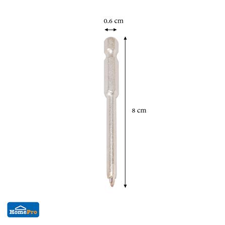 ดอกเจาะกระเบื้อง MATALL DRILL BIT FOR TILE 6.0 6.0X80 มม._2
